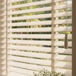 50 mm Ahşap Jaluzi Perde W511 - Krem