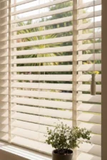50 mm Ahşap Jaluzi Perde W511 - Krem
