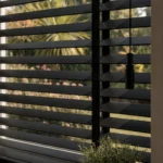 50 mm Ahşap Jaluzi Perde W514 - Antrasit