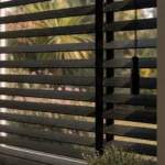 50 mm Ahşap Jaluzi Perde W522 - Siyah