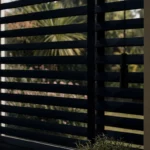 50 mm Ahşap Jaluzi Perde W524 - Gece Siyahı
